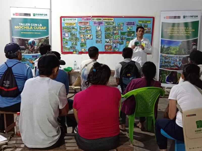 Agricultores familiares de San Martín se capacitan sobre contratos agroforestales