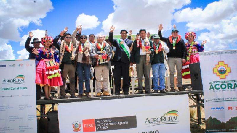 Agro Rural entregó 33.330 kilos de semillas de pastos y forrajes en Puno