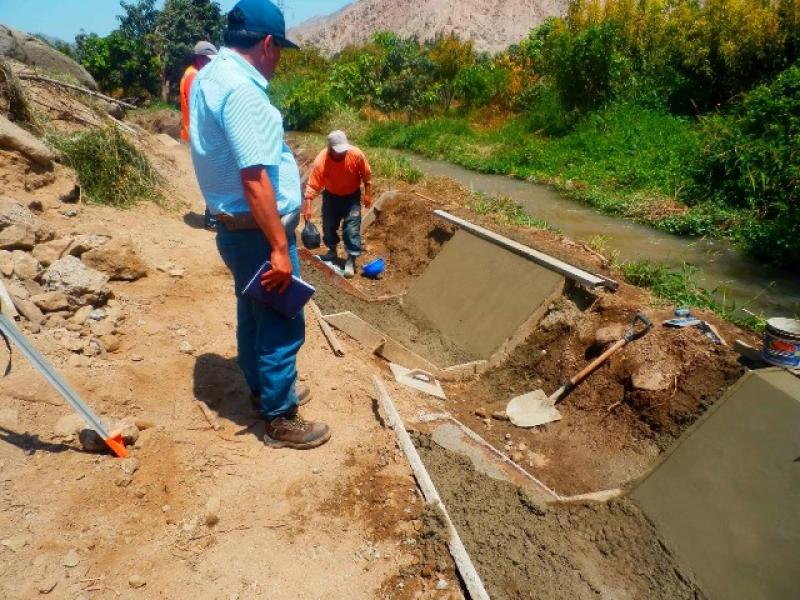 CANAL DE REGADÍO “EL AHORCADO” CASI LISTO 