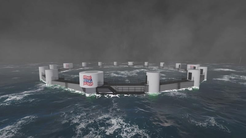 Desarrollan primera granja de salmón submarina y controlada remotamente