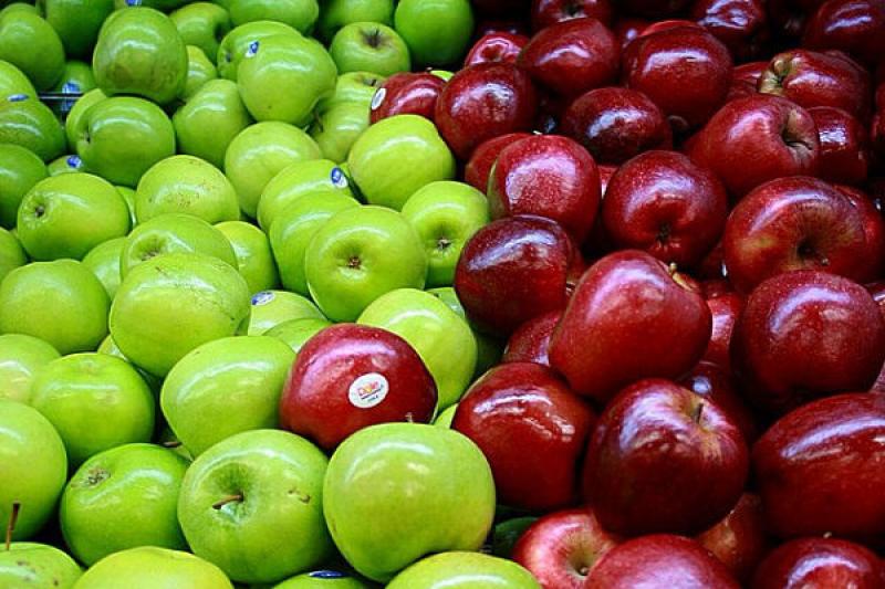 Durante el 2017 se incrementó ligeramente la importación de manzanas