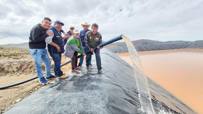Ica: Lluvias alimentan los primeros reservorios del proyecto de siembra y cosecha de agua en Chincha