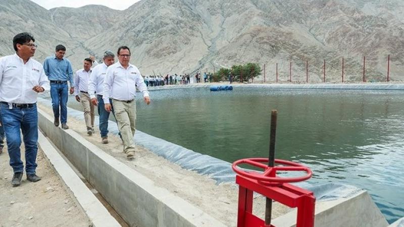 Inauguran sistema de riego tecnificado para impulsar la agricultura familiar en Mascapampa
