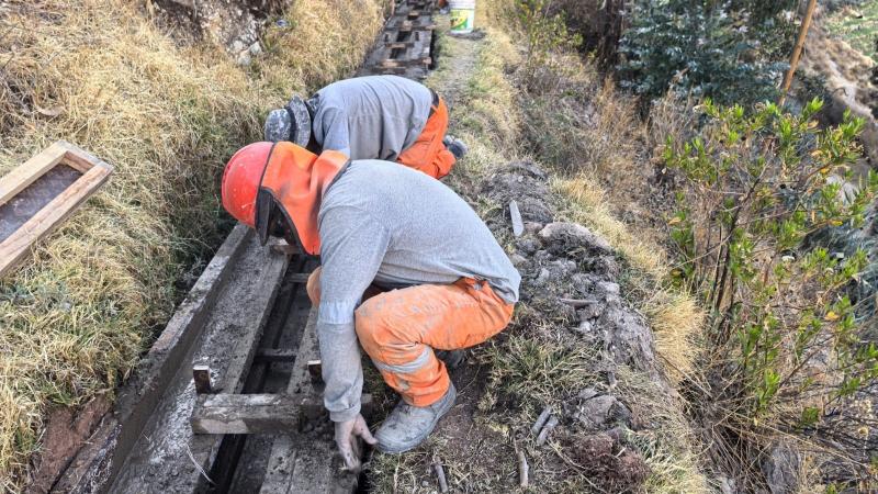 Inician rehabilitación de más de 30 Km de canales de riego