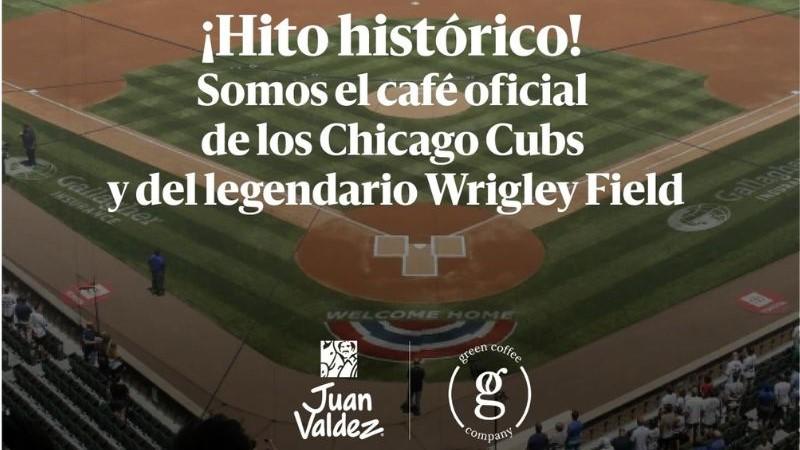 Juan Valdez se convierte en café oficial de los Chicago Cubs y del legendario estadio Wrigley Field