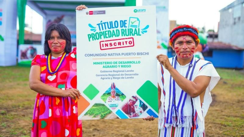 Loreto: Impulsan la titulación rural para más de 5 mil familias