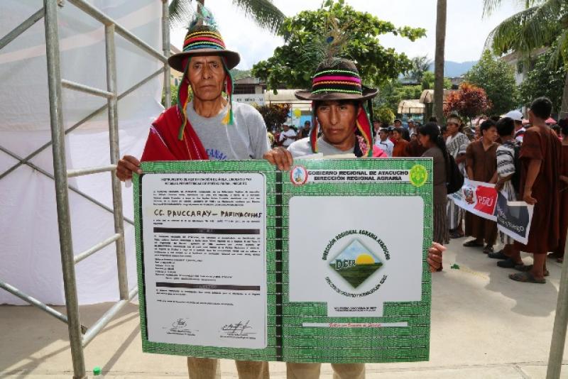 Minagri señala que gratuidad del proceso de titulación de tierras está garantizada