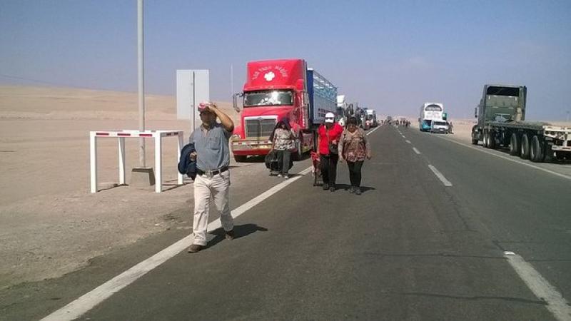 PERÚ DEJA DE EXPORTAR A CHILE MÁS DE US$ 2 MILLONES EN 10 DÍAS DE CIERRE DE FRONTERA