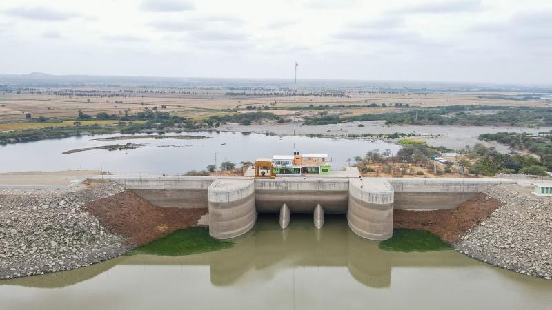 Piura: reservorios de Poechos y San Lorenzo recuperan volúmenes hídricos