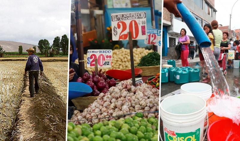 Podría haber desabastecimiento de agua y alimentos