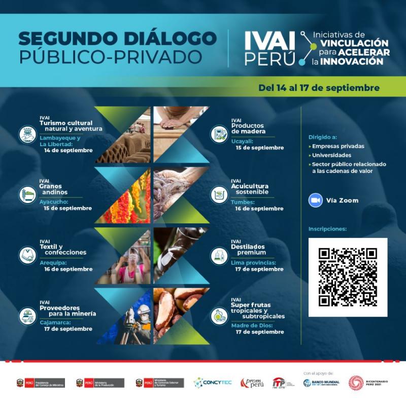 Segundo diálogo público-privado de las Iniciativas de Vinculación para Acelerar la Innovación arranca el 14 de septiembre