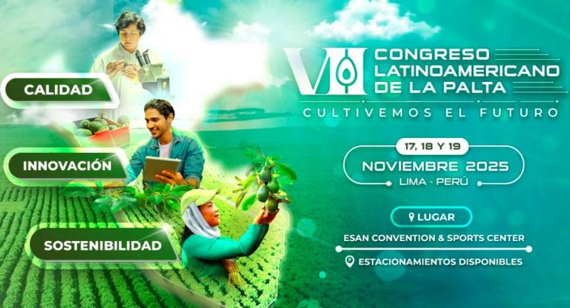 VII Congreso Latinoamericano de la Palta se realizará en Lima