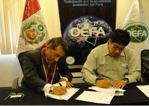 CEL Y OEFA FIRMAN CONVENIO PARA CAPACITACIÓN DE FUNCIONARIOS