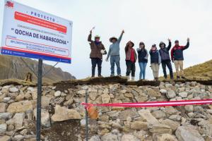 Entregan qochas artesanales en cinco comunidades campesinas en las alturas de Junín