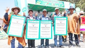 Midagri entregó 1.558 títulos de propiedad rural individual en Huánuco