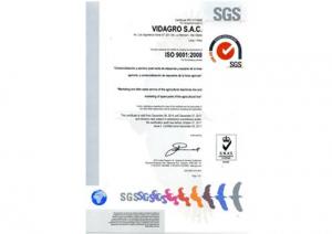 VIDAGRO RENUEVA CERTIFICACION ISO 9001