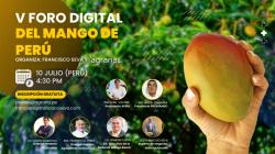 Todo listo para el V Foro Digital del Mango de Perú